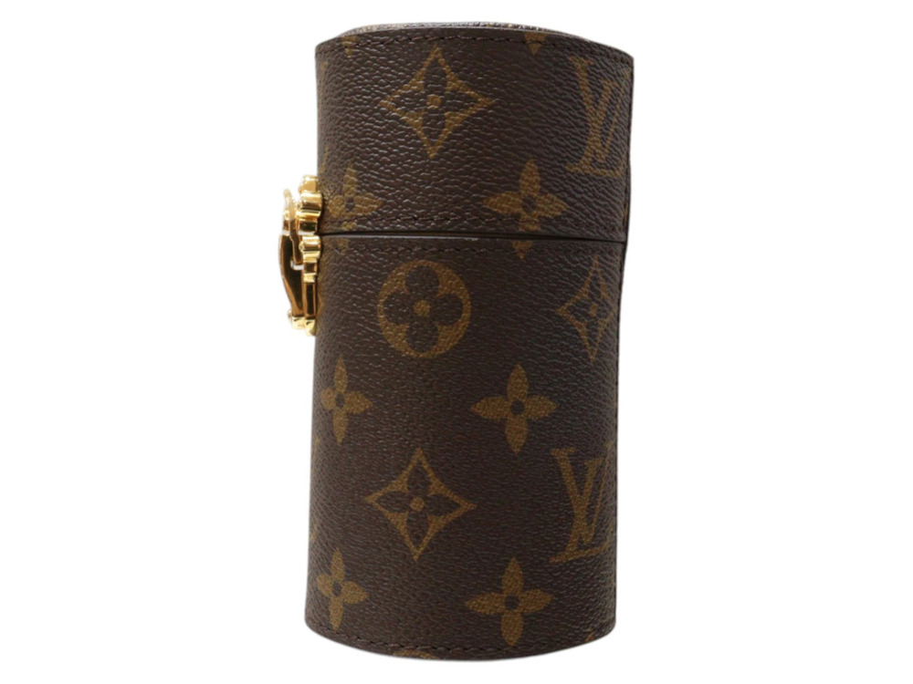 LOUIS VUITTON Travel Case Monogram Brown Accessory